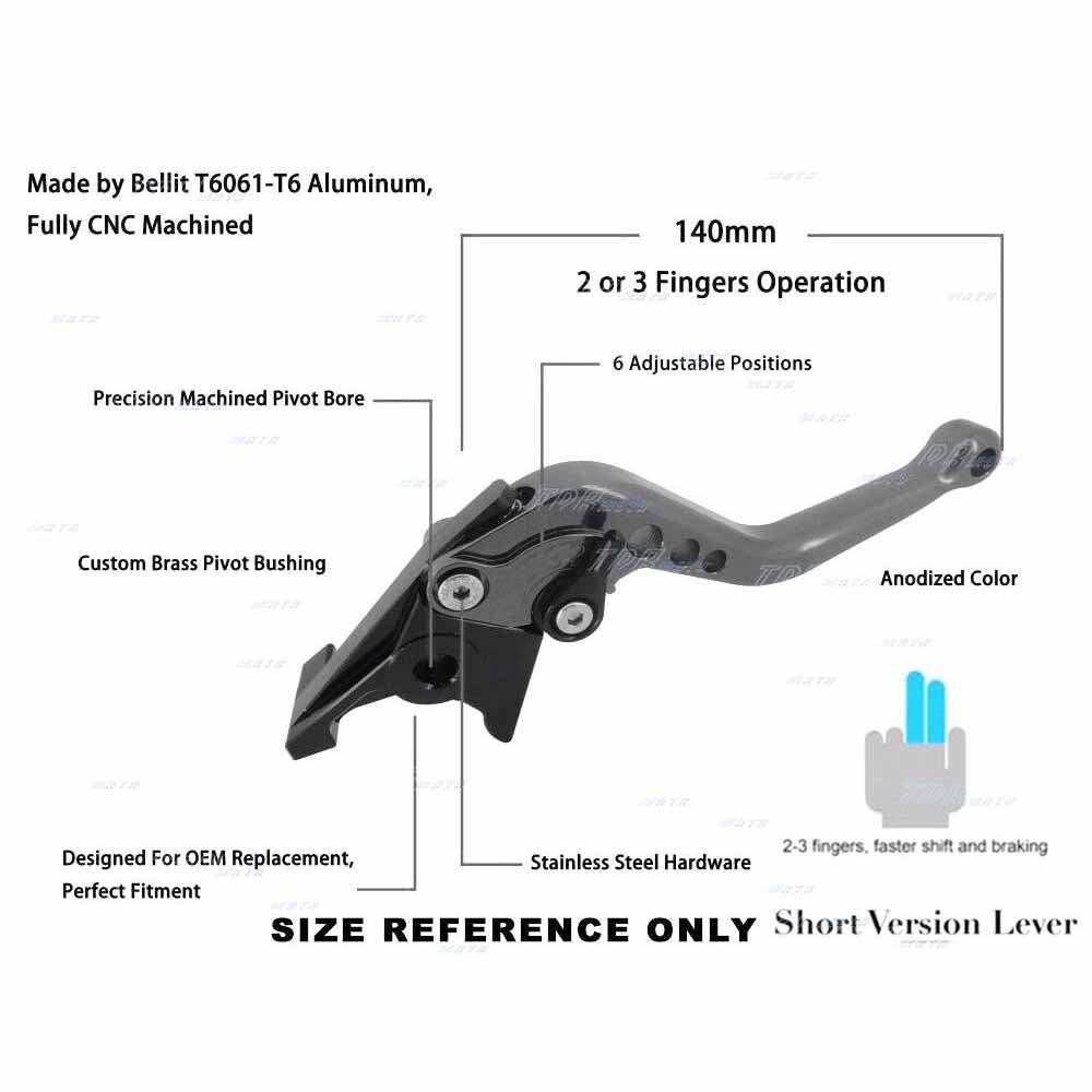 Brake Clutch Lever For Suzuki GSXR1000 2009-2012 GSXR600/GSXR700 2011-2012 - TDRMOTO