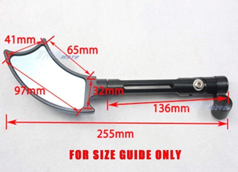 8mm 10mm CNC Gold AXE Rear View Side Mirrors For KTM Super Duke SMT SMR - TDRMOTO