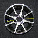 25X10- 12" inch Rear Back ALLOY Wheel Rim For Quad ATV Buggy Off Road Farm Dirt Bike - TDRMOTO