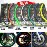Motorcycle 17" Wheel Rim Stripe Tape Kawasaki Ninja 250R 300 500 - TDRMOTO