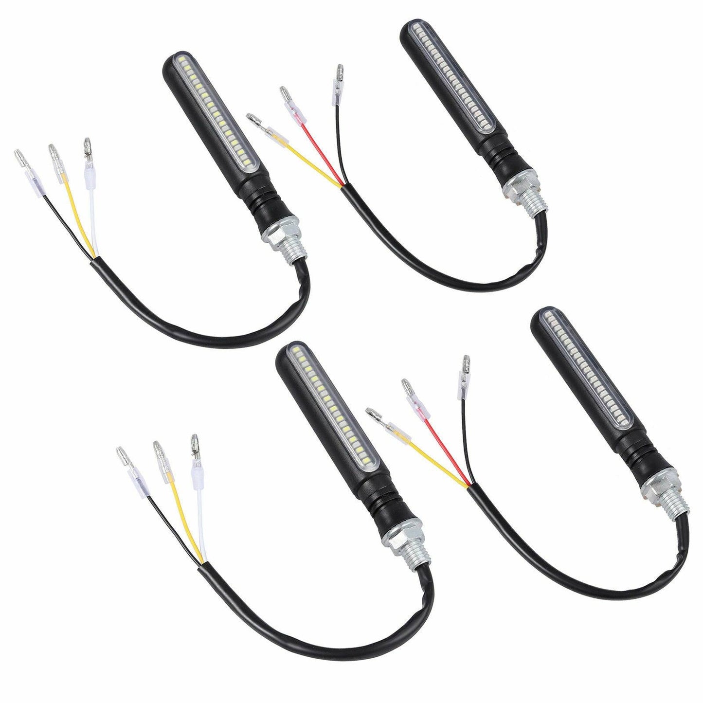 4x Amber Red LED Indicators Blinkers Yamaha MT-09 R1 R6 FZ6R MT-07 Tenere XT660 - TDRMOTO