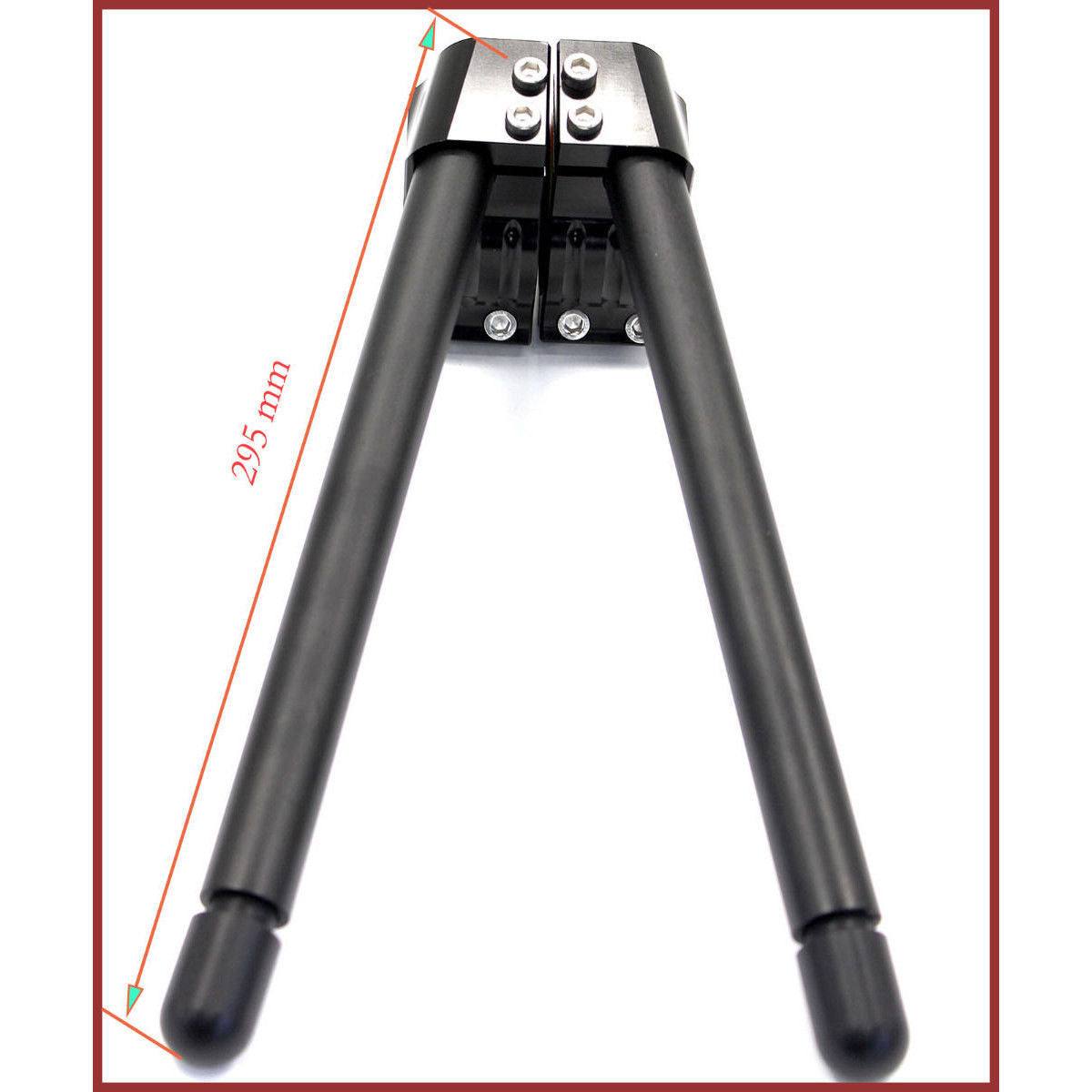 7/8" CNC 33mm Clip On Ons Fork Tube Handlebars Bar Regular Cafe Racer Adjustable - TDRMOTO