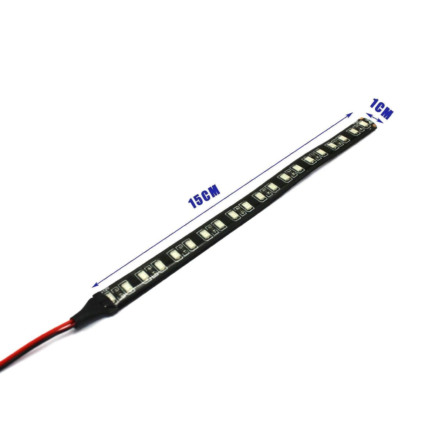 2x Front Fork LED Turn Signal Lights Indicator Strip For Kawasaki Honda Harley - TDRMOTO