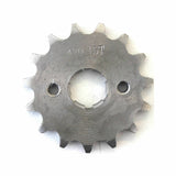 420 15T 20mm Front chain Sprocket cog Shaft Pit Trail Dirt bike ATV/Quad bike - TDRMOTO
