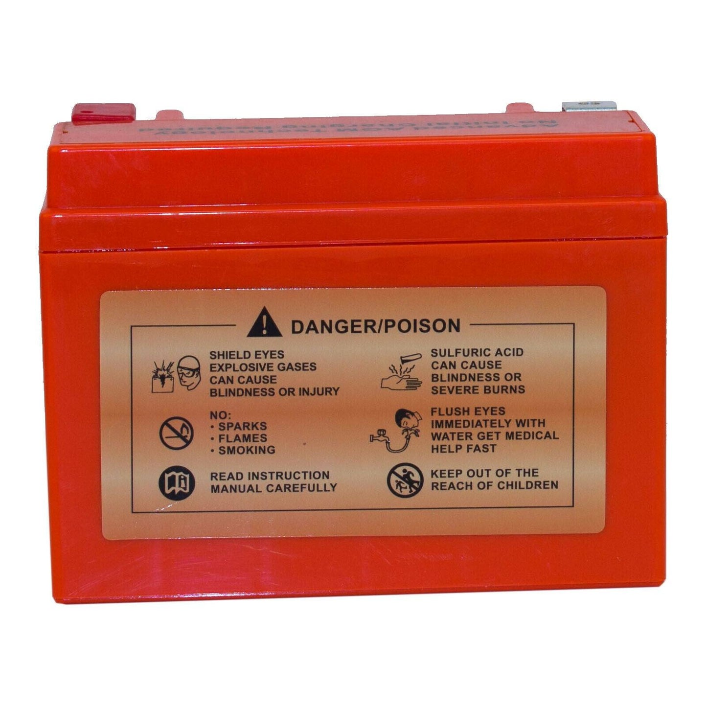 12V 6.5Ah Gel Battery for Motorcycle Dirt Bike ATV Quad Scooter Gokart Mower - TDRMOTO