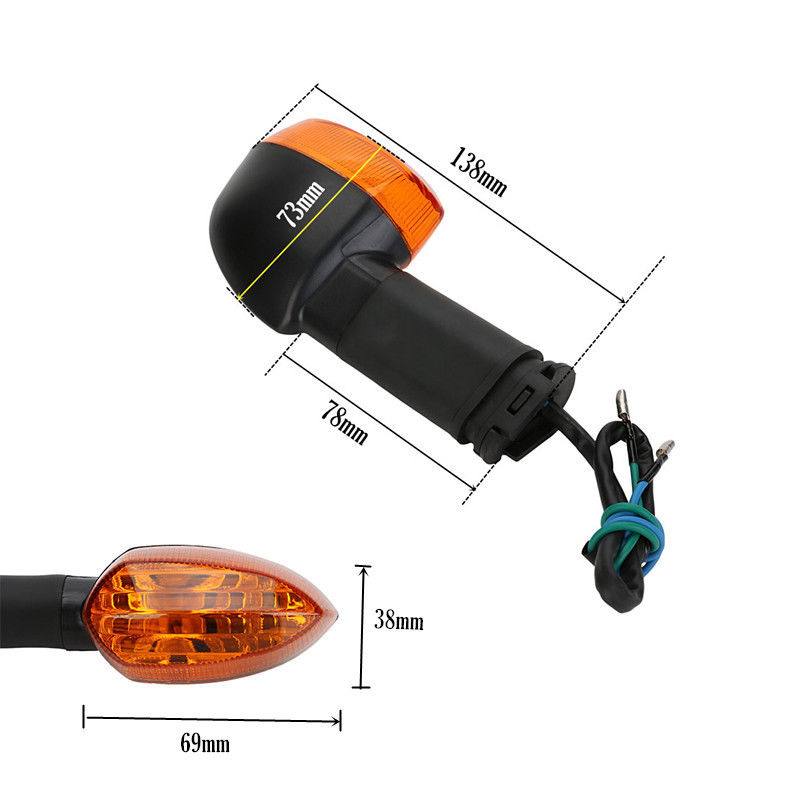 4x Turn Signal Light Indicator Blinker For YAMAHA YZF 1000 600 R1 R6 R25 MT-01 - TDRMOTO