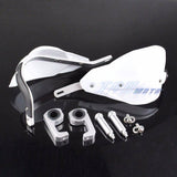 White Aluminum Motorcycle Bike 28mm 22 mm Handguards Hand Guards Protectors - TDRMOTO