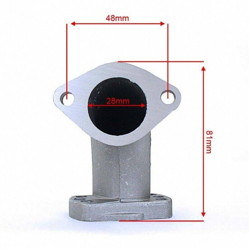 26mm-28mm Carby Carburettor Manifold Intake Pipe For Dirt Bike ATV Quad Buggy - TDRMOTO