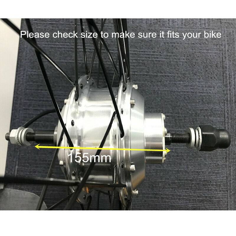 26" 36V 250W rear wheel electric bike conversion wheel rear hub motor disc brake - TDRMOTO