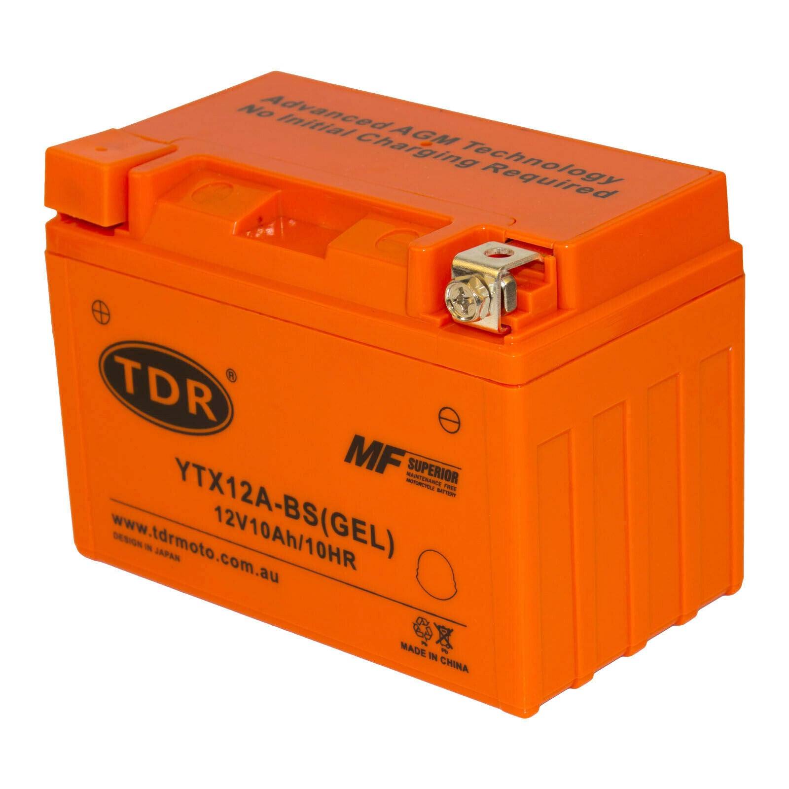 YTX12A-BS 12V 10AH Motorbike Battery LFP12-BS CB12B-B2 YTX12BS - TDRMOTO