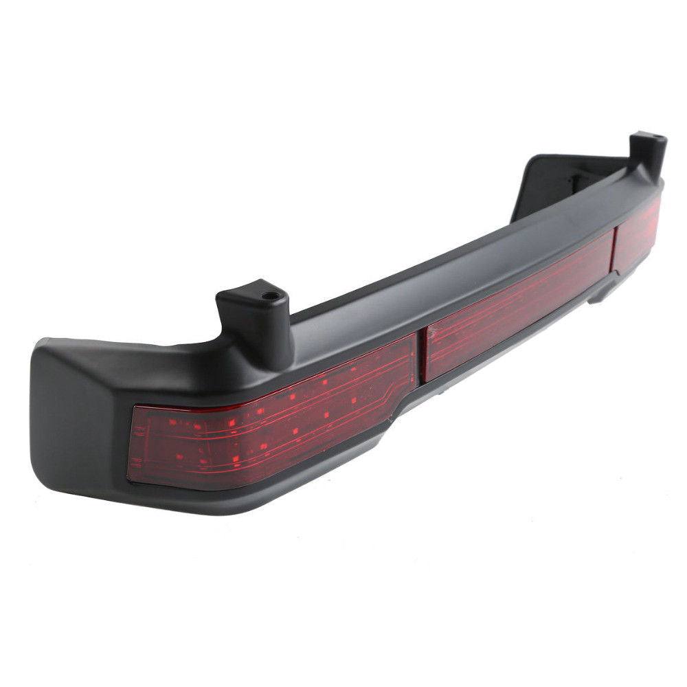 Black LED Tail Light Brake Running Lamp Suit Harley Touring Trunk King Tour Pack - TDRMOTO
