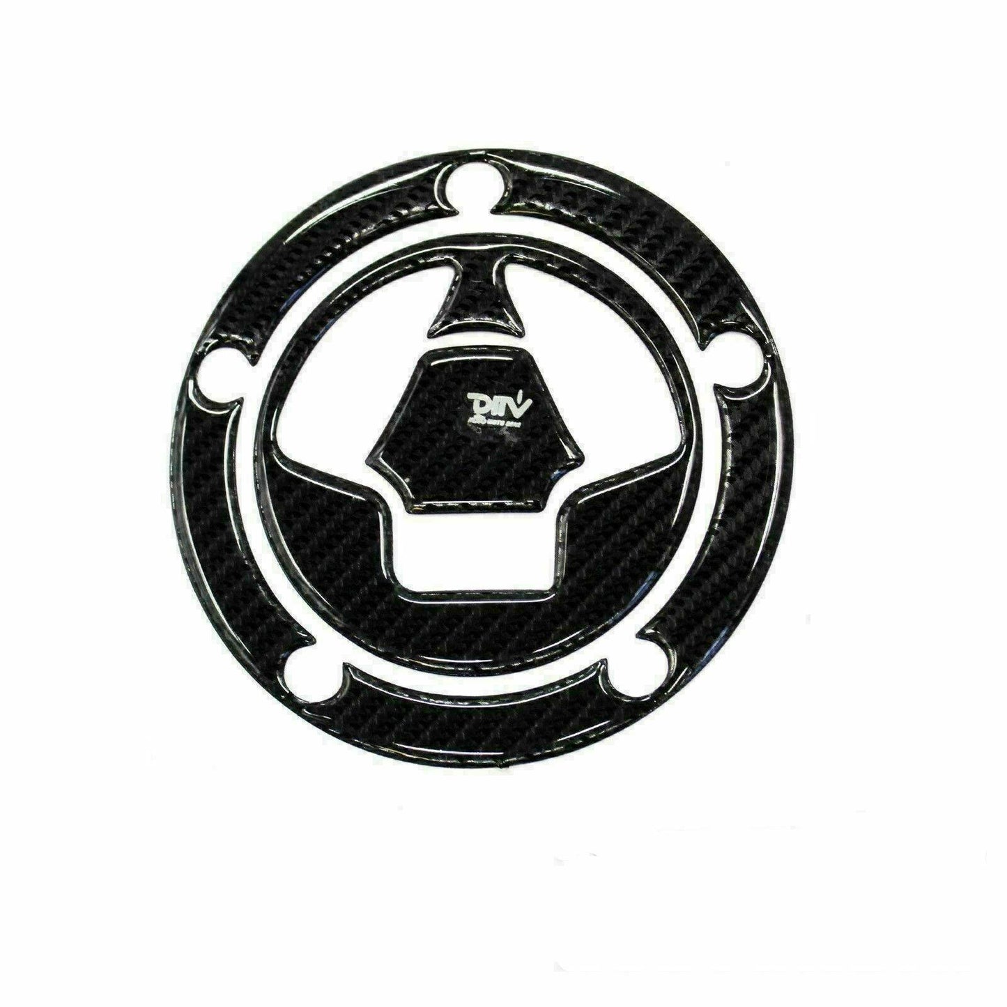 Real Carbon Fiber Fuel Gas Cap Cover Sticker Protector Fits Kawasaki Ninja 650R - TDRMOTO
