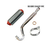 38mm Big Bore Exhaust Muffler Pipe For 50 70 90 110 125cc CRF SSR Pit Dirt Bike - TDRMOTO