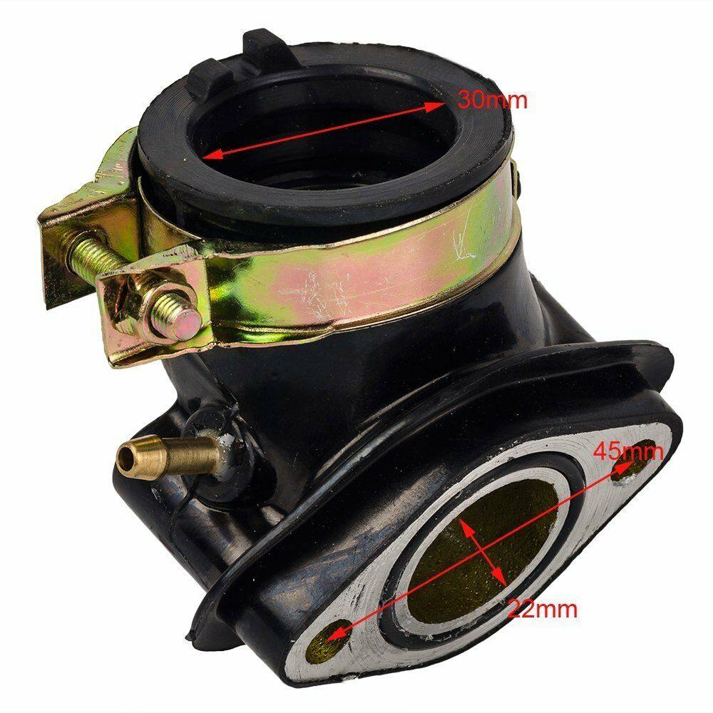 Intake GY6 125cc 150cc Carburetor Manifold Pipe for Moped Scooters Engine Carby - TDRMOTO