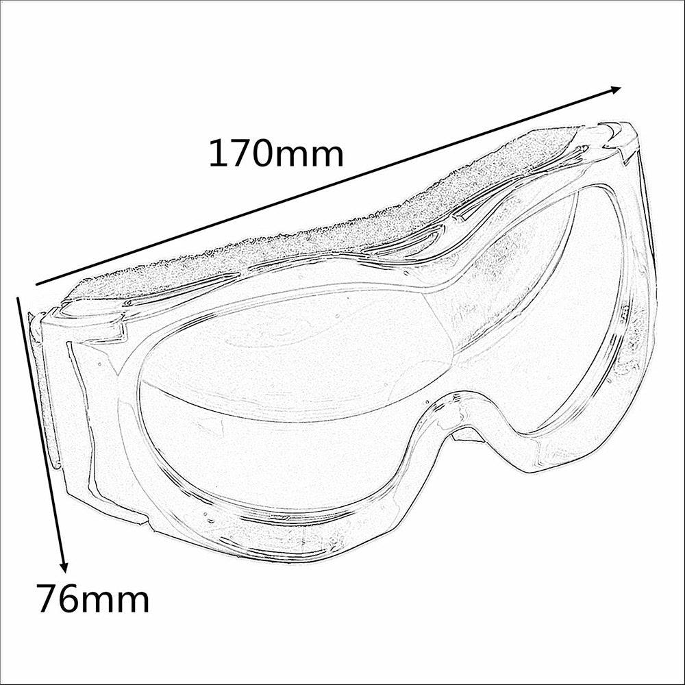 Kids White Goggles Tinted Lens For Outdoor Motor Sports Cycling Skiing Skateboarding - TDRMOTO