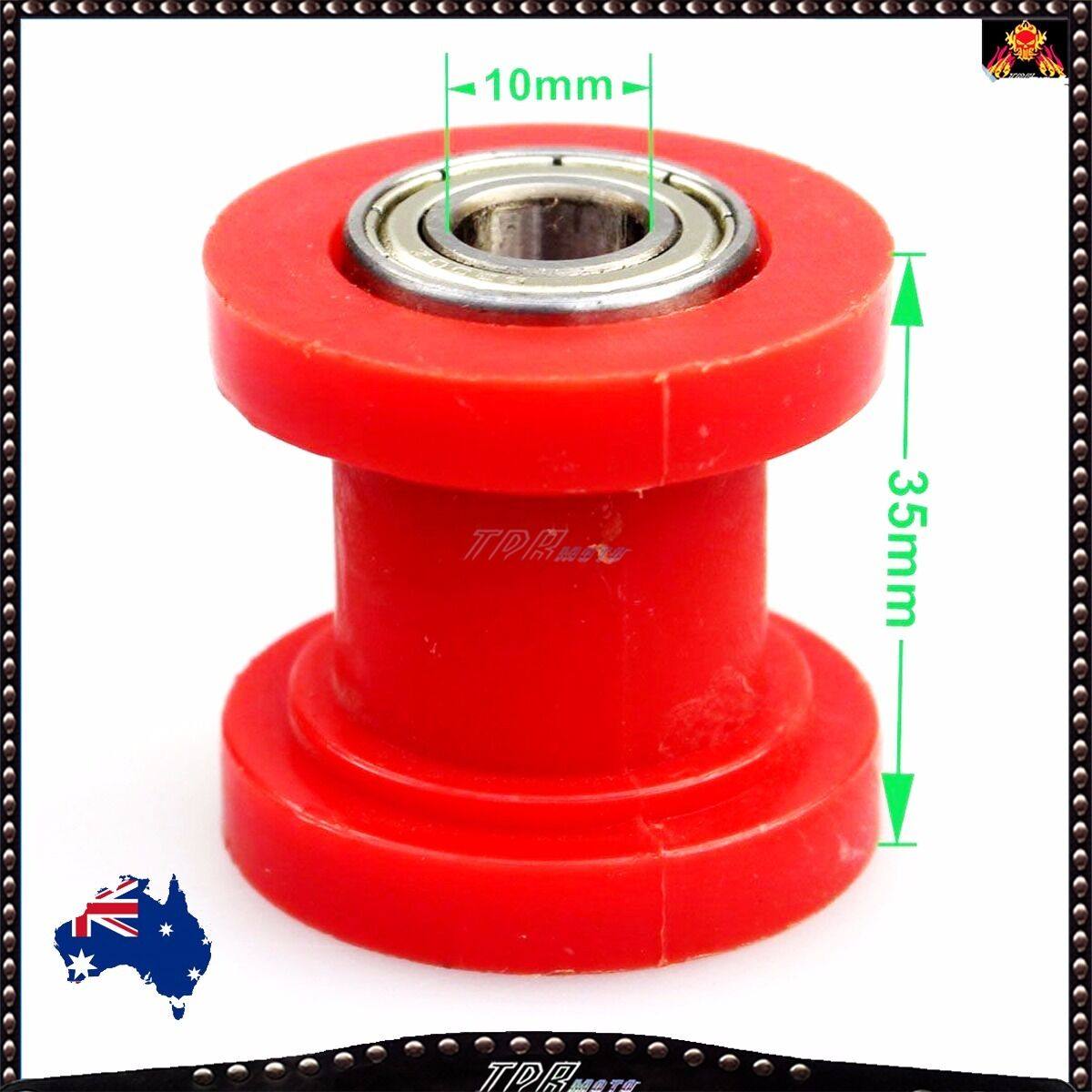 Red Chain Roller 10mm - TDRMOTO