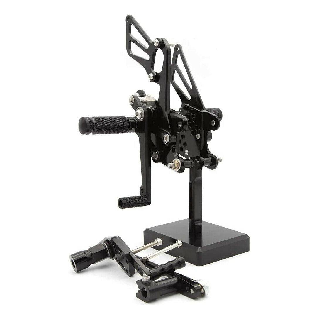 Rearset Rear Set Footpegs Fit 2008 - 2011 Honda CBR1000RR 08 09 10 11 Black - TDRMOTO