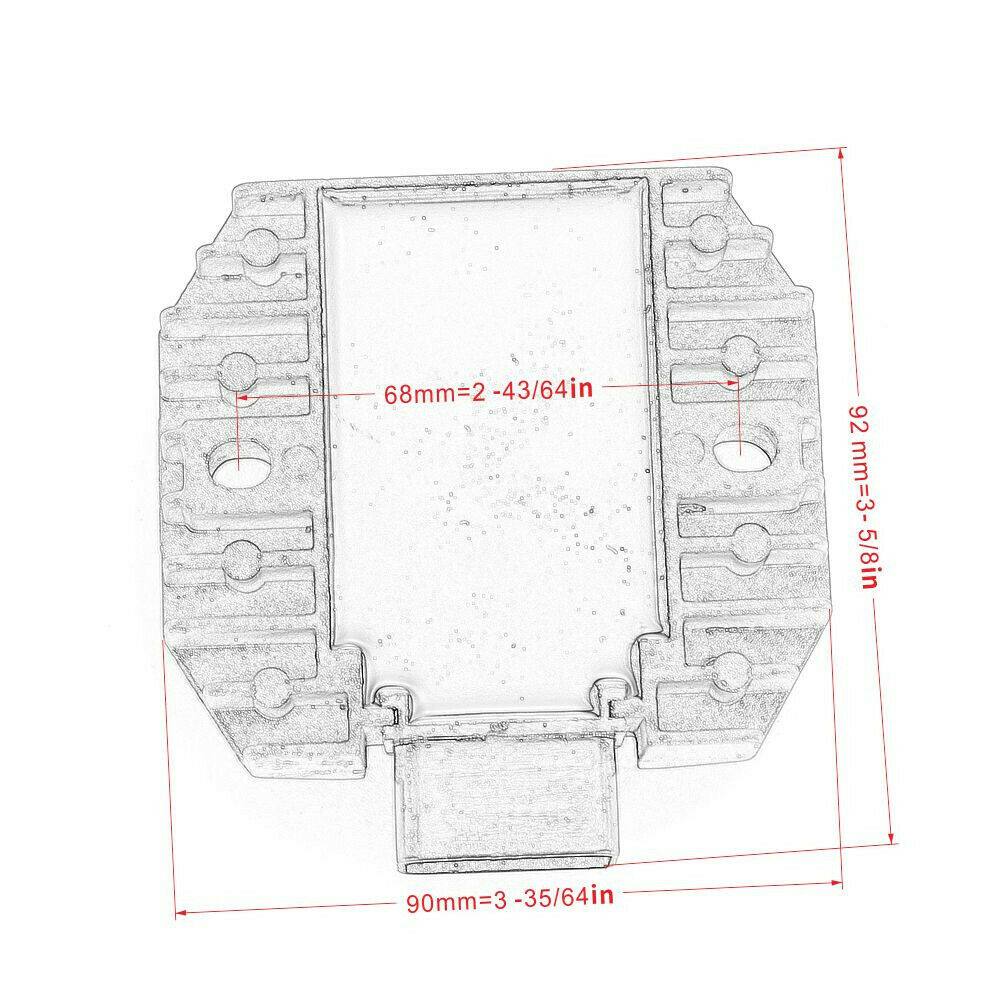 Motorcycle Regulator Rectifier For Yamaha Rhino 450 YXR45 2006-2009 - TDRMOTO