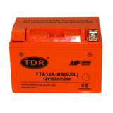 YTX12A-BS 12V 10AH Motorbike Battery LFP12-BS CB12B-B2 YTX12BS - TDRMOTO