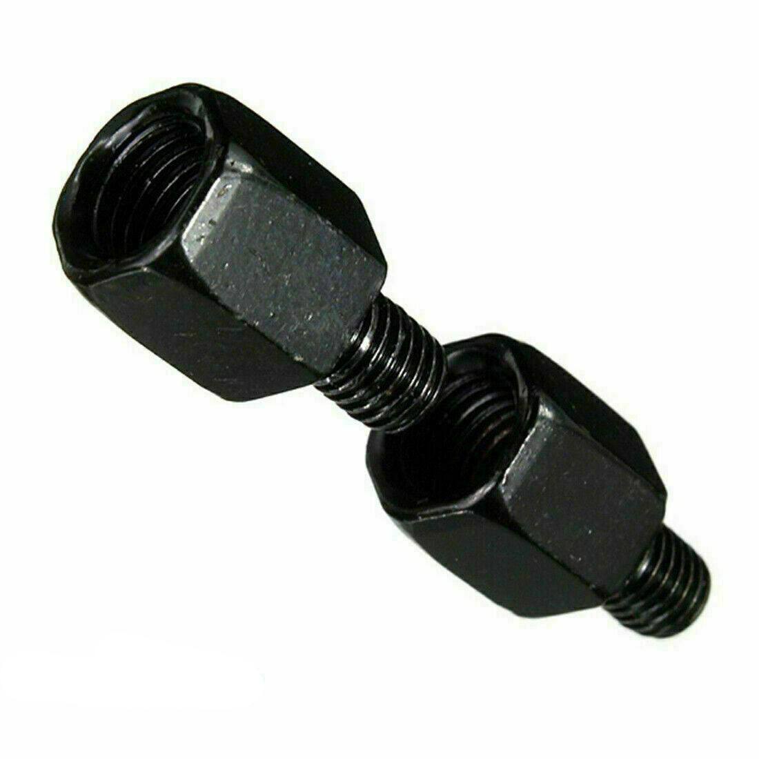 2 pieces Black Mirror Adapter Convert Right 10mm to Right 8mm - Thread Reducer Converter - TDRMOTO
