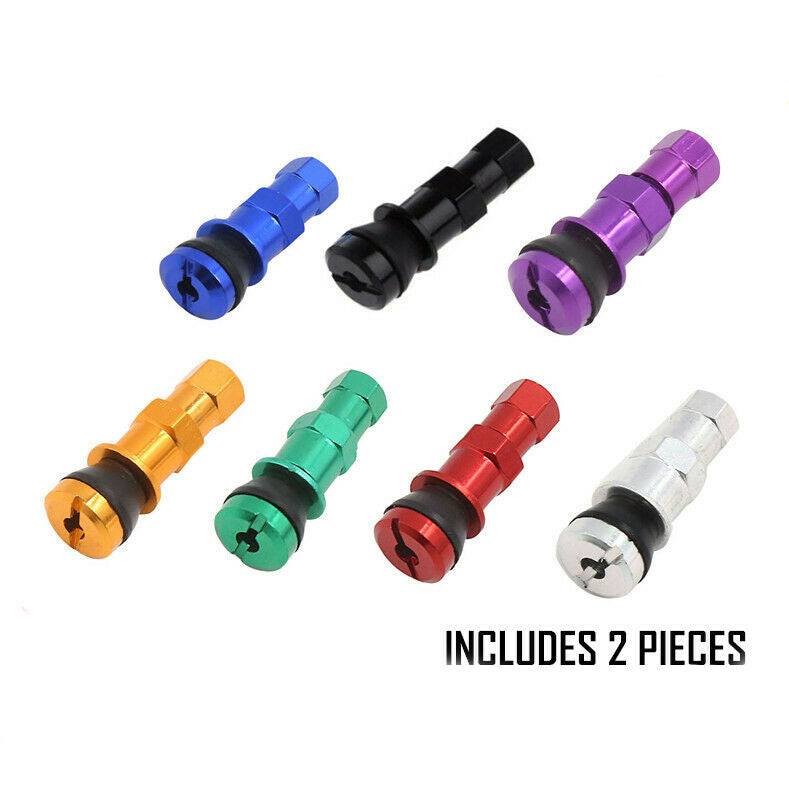 Tire Wheel Schrader Valve Tubeless No Tube Stem Motorcycle Car Bike ATV Bicycle - TDRMOTO