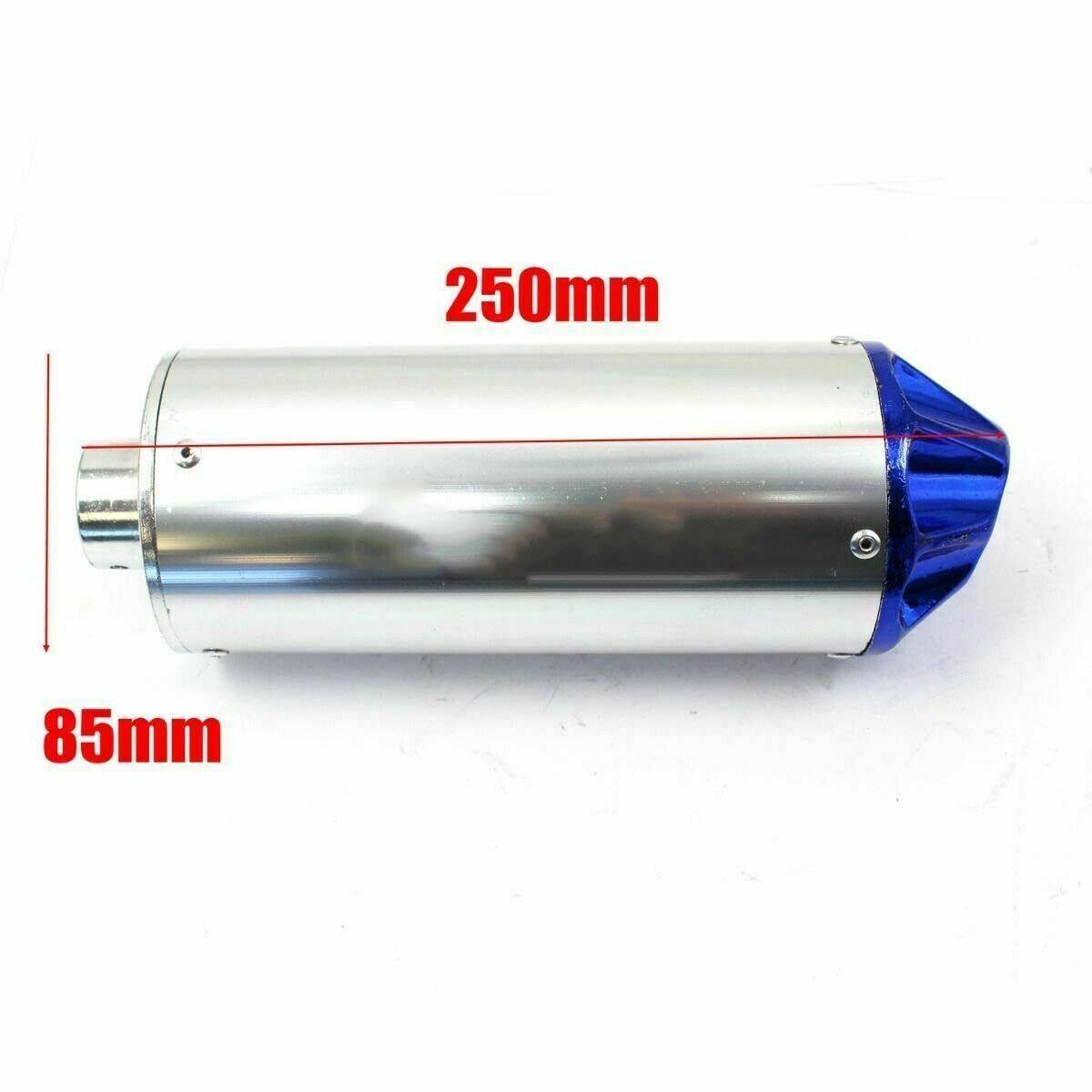 28mm Exhaust Muffler 50 70 110 125 cc Dirt Pit Bike ATV Thumpstar Atomik BLUE - TDRMOTO