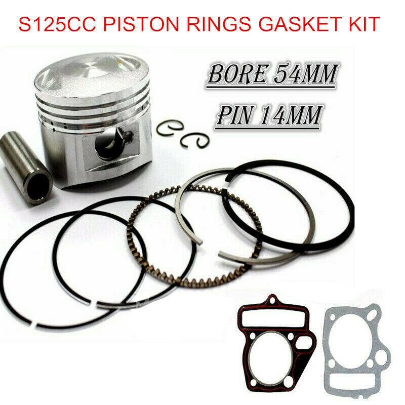54mm 14mm Piston Pin Gasket Set For 125cc Engine Dirt Bike - TDRMOTO