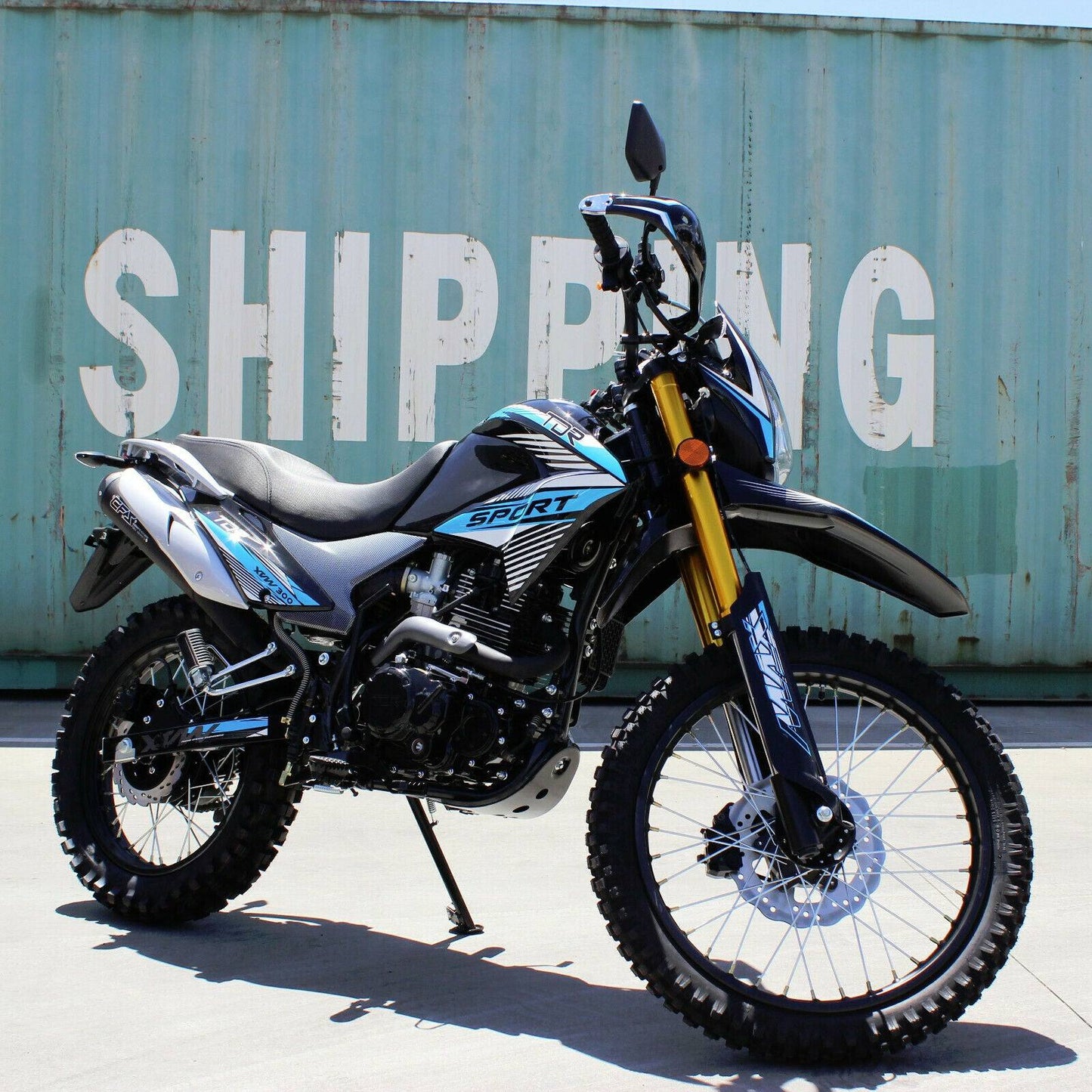 TDR Blue XVW300 300cc Off Road Dirt Bike - TDRMOTO