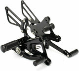 Fit Honda CBR250R 2010 2011 2012 2013 Adjustable Rearset Foot Peg Footrest Black - TDRMOTO