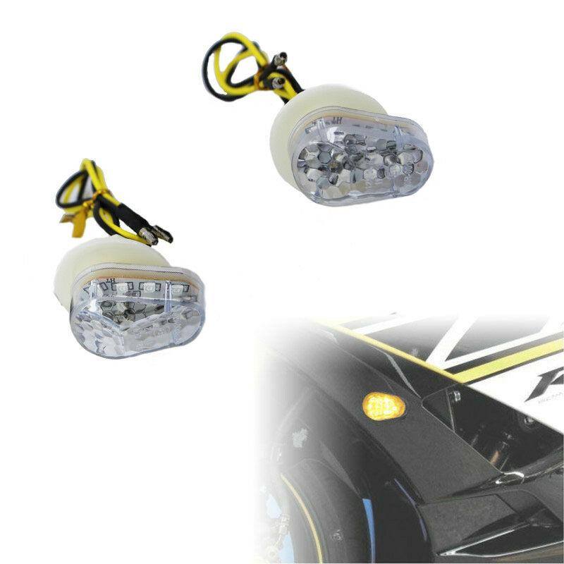 LED turning Signal Indicator CLEAR Yamaha YZF R6 06-10 YZF R1 98-10 FZ6R 04-13 - TDRMOTO