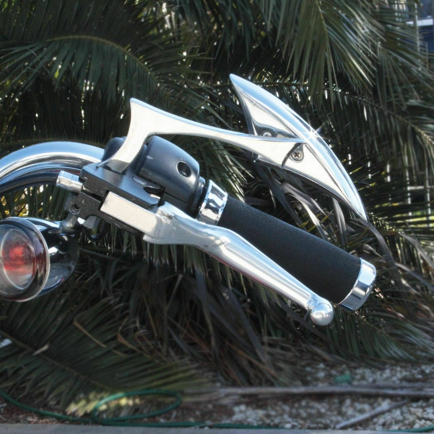 CHROME SPEAR REARVIEW MIRRORS 4 HONDA REBEL 250 SHADOW 600 750 VTX VT 1300 1800 - TDRMOTO