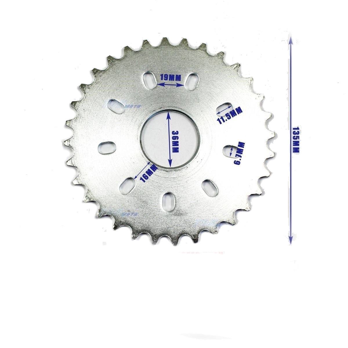 32T Teeth Performance Sprocket 415 Chain 2 Stroke 49/66/80cc Bicycle Motorized - TDRMOTO