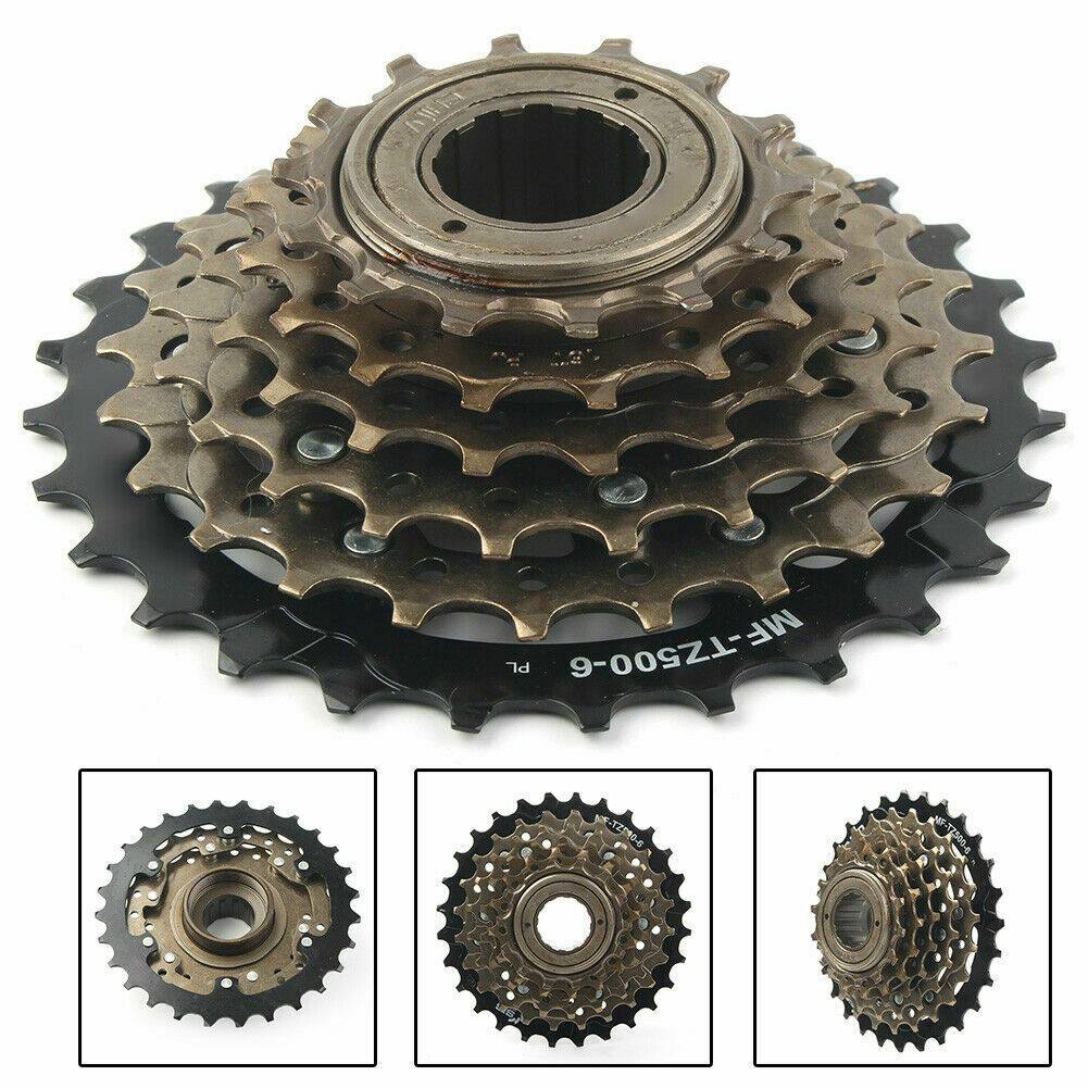Bicycle Freewheel Cassette Sprocket 6 Speed 14T-28T Bike Replacement Accessory - TDRMOTO