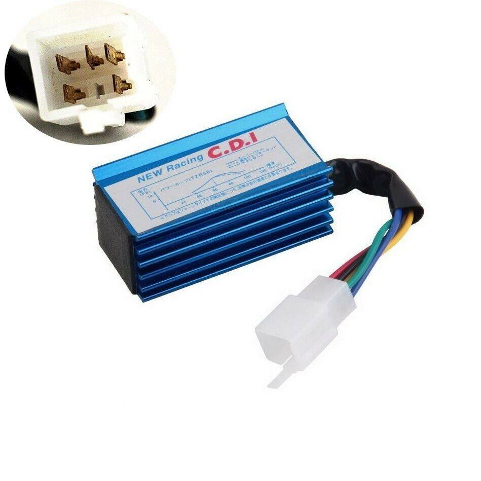 Blue Performance Racing 5 PIN CDI Box For 50/110/125cc Pit Dirt Bike Motocross - TDRMOTO