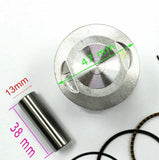 70cc-90cc PISTON & RINGS & Gasket Dirt bike Quad Buggy Loncin Ducar atomik 47mm - TDRMOTO