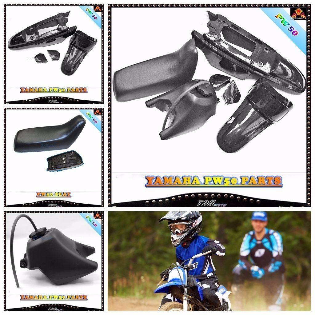 For Yamaha PeeWee PW50 YZinger PY50 * Plastics Fender Kit + Fuel Tank + Seat * - TDRMOTO