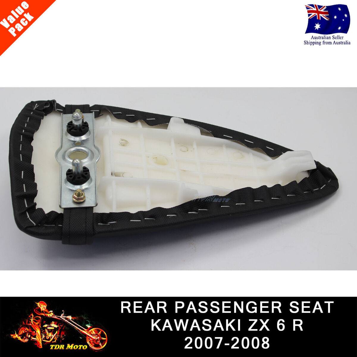 For Kawasaki Ninja zx6r 2007 2008 Ninja ZX6R Rear Passenger Seat Cover Pillion - TDRMOTO