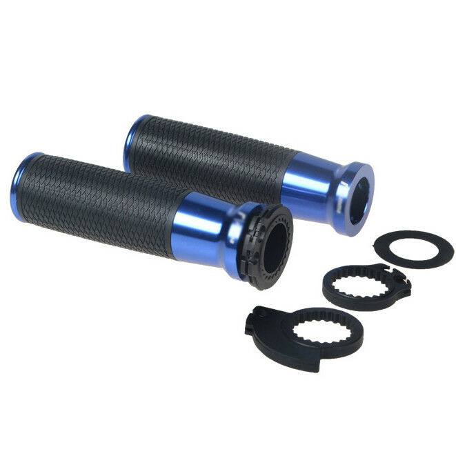 CNC MOTORCYCLE 7/8" 22MM HANDLEBAR RUBBER HAND GRIPS Kawasaki Ninja 300 EX300A - TDRMOTO