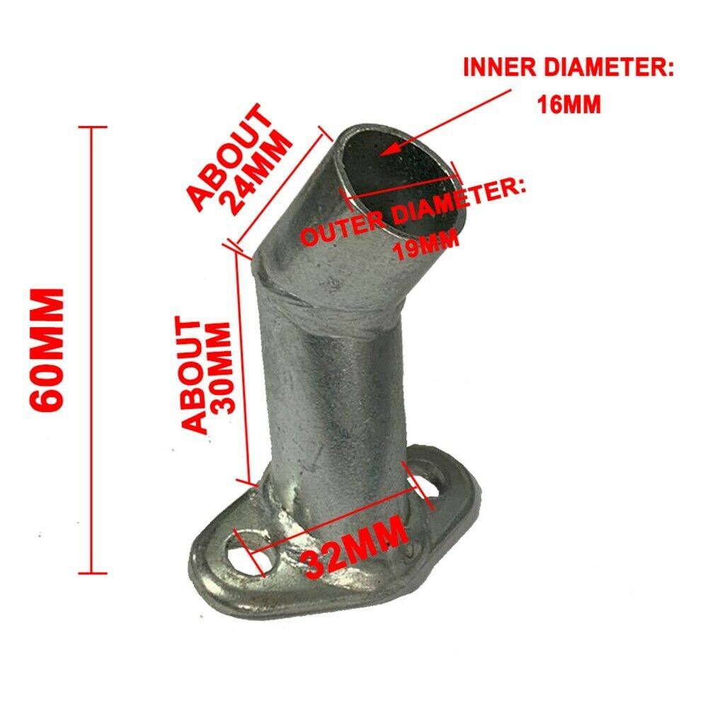 Manifold spare part for 2 stroke 49cc 66cc 70cc 80cc motorised bicycle engine - TDRMOTO