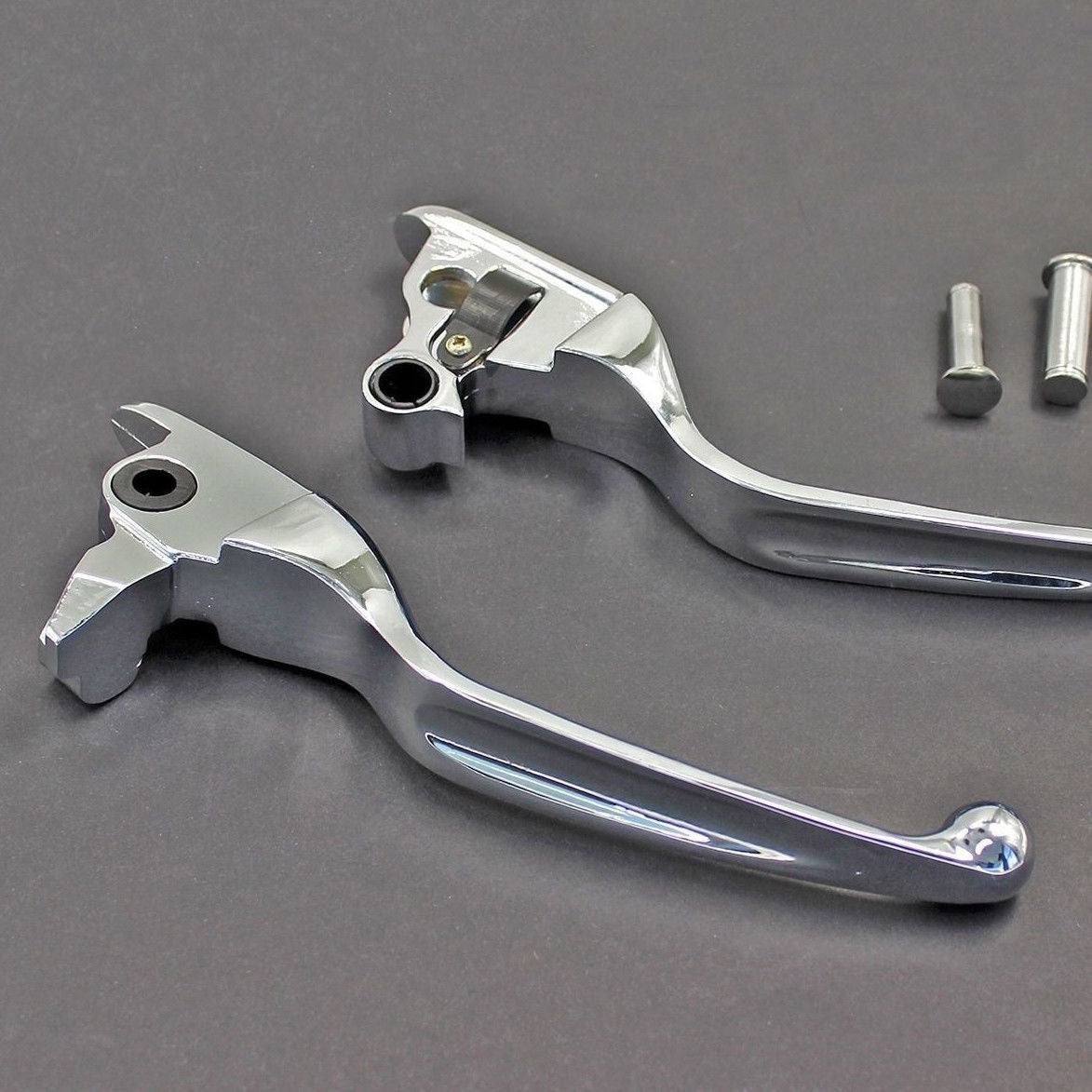 Chrome Brake & Clutch Levers for Harley 11/12/13 Road Glide Ultra FLTRU - TDRMOTO