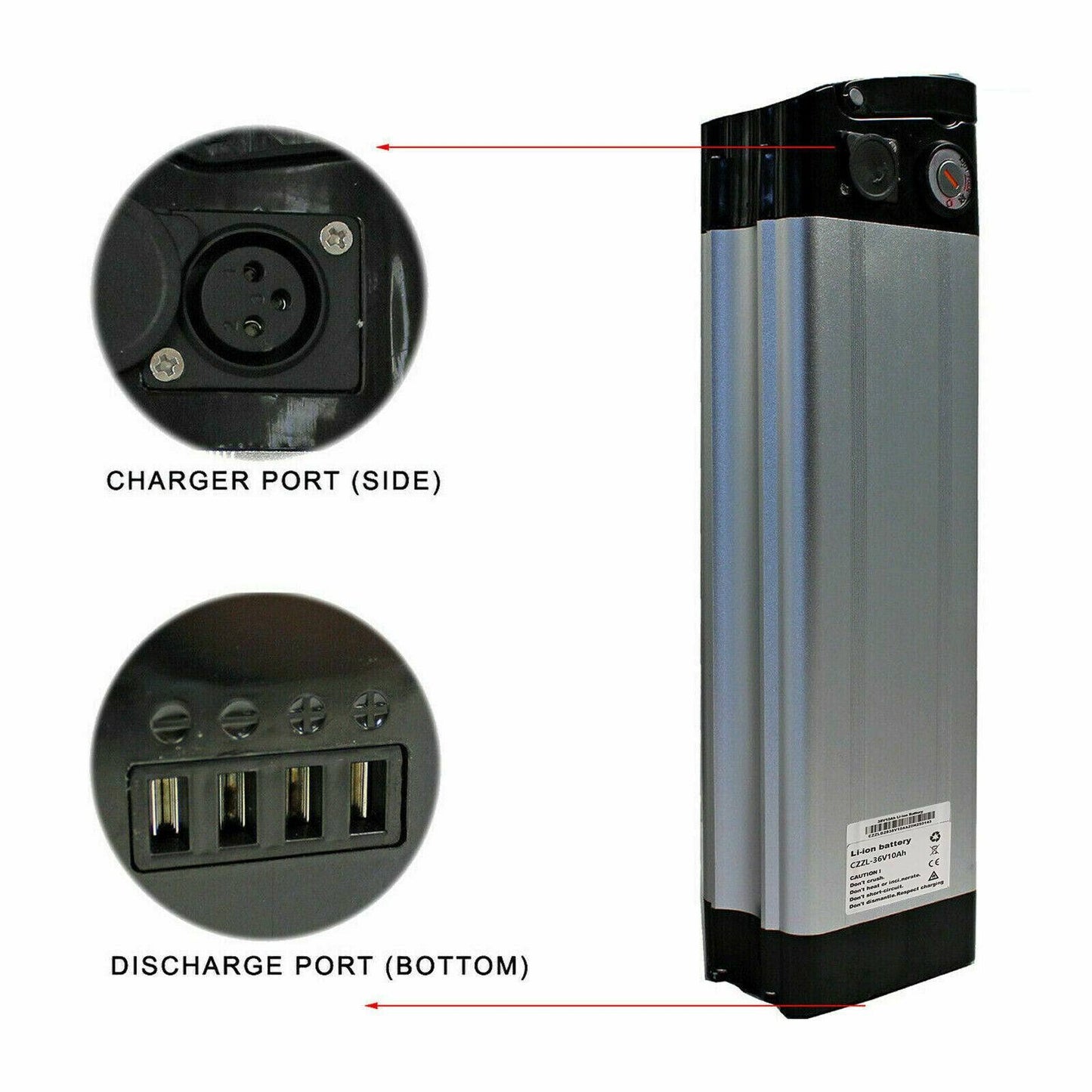 36V 10Ah Lithium-ion Battery For Electric Bicycle - TDRMOTO