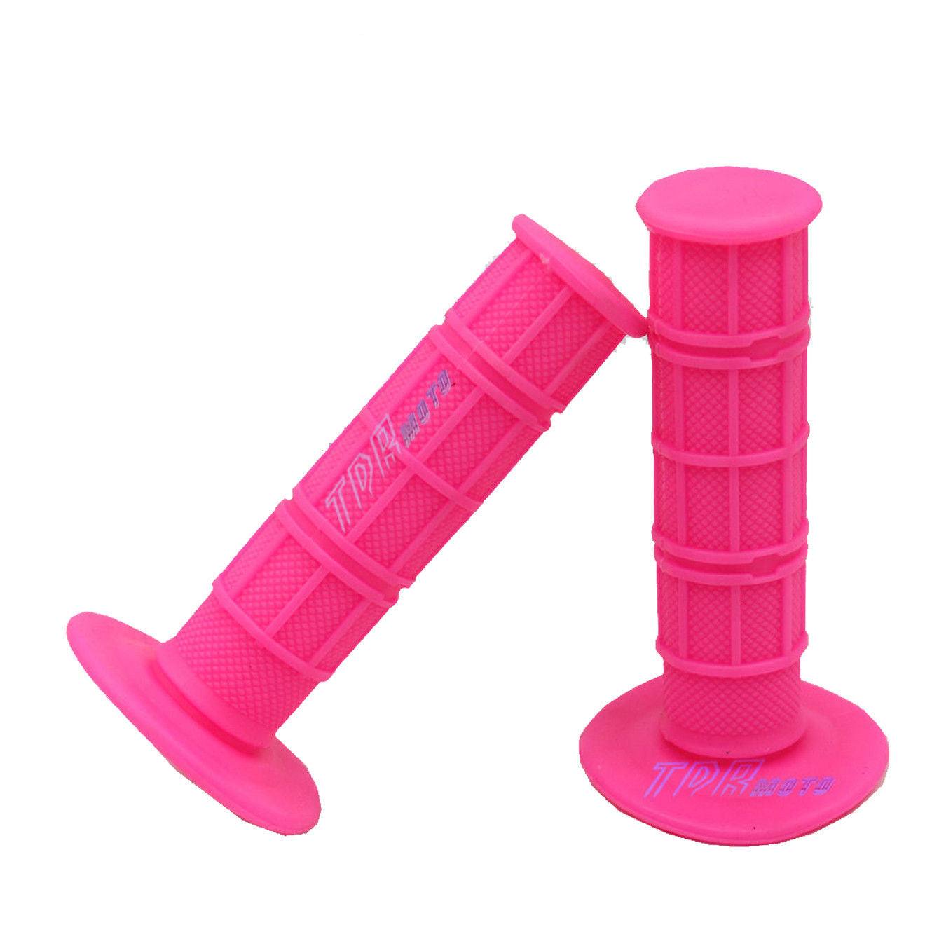 PINK Motorcycle Hand grips 7/8" 22mm Atomik Pitpro 50/90/110/125/150/200/250 cc - TDRMOTO