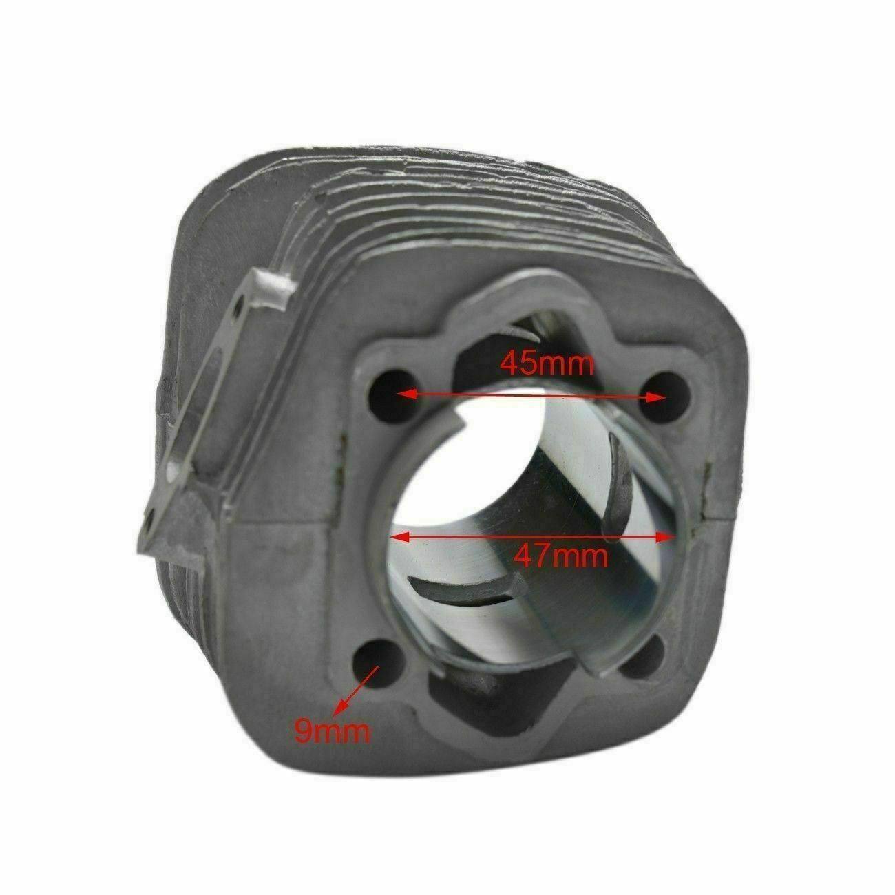 Motorized Bike 80cc Engine Rebuild Kit Cylinder Piston Carburetor Spark Plug New - TDRMOTO