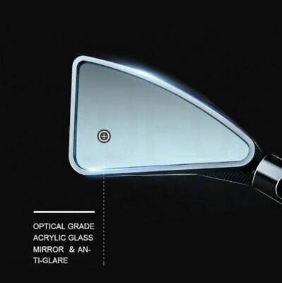 CNC Aluminum Motorcycle Rearview Mirrors Blue Glass For Yamaha MT09 MT07 - TDRMOTO