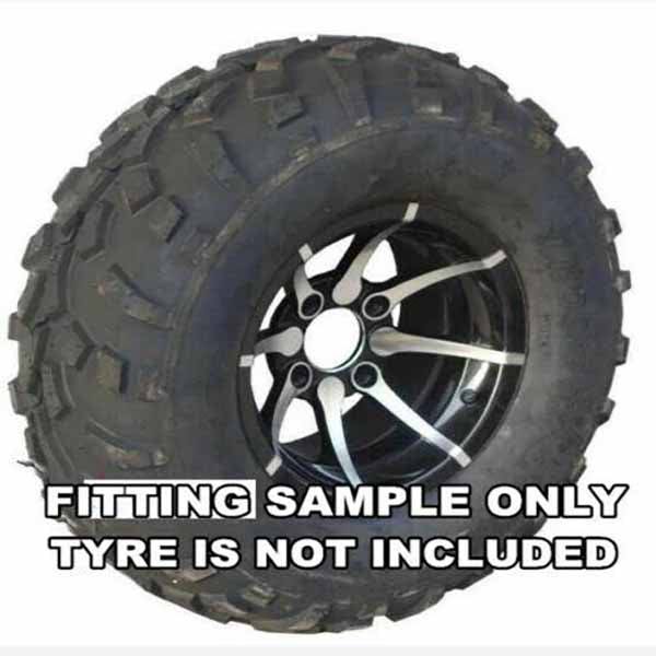 25X10- 12" inch Rear Back ALLOY Wheel Rim For Quad ATV Buggy Off Road Farm Dirt Bike - TDRMOTO