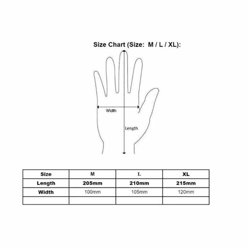 Adult Motocross MX Racing Gloves Off Road Riding Dirt Pit Trail Bike Atomik New - Red - TDRMOTO