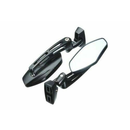 Black Aluminium Rear View Mirror For Honda Suzuki Motorcycles - TDRMOTO