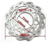 190mm Brake Caliper Disc Disk Rotor 125cc PIT PRO Trail Quad Dirt Bike ATV Buggy - TDRMOTO
