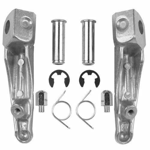 1 Pair Foot Pegs Front Kawasaki ZX 6R 03 04 05 06 07 08 09 10 11 12 13 Motorcyle - TDRMOTO