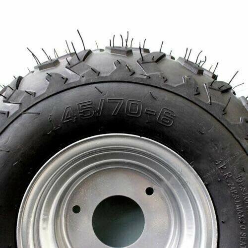 2pcs 145/70-6" Wheels For Electric ATV Go Kart Buggy Scooter UTV ATV Mower - TDRMOTO
